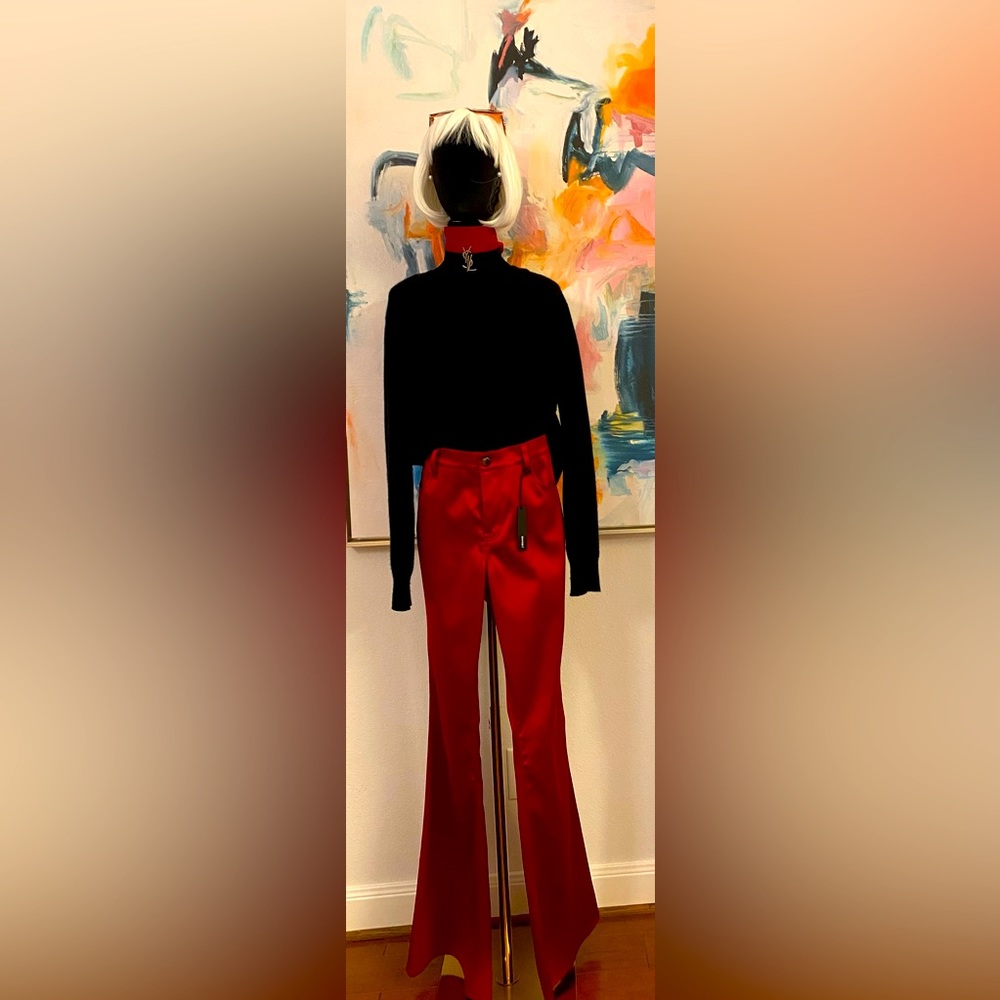 NWT J Brand Red flared Pants. New With Tags. Size 30.